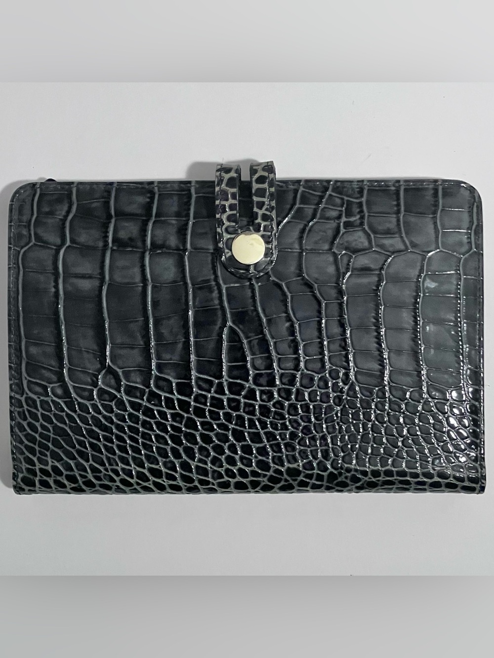 LEVENGER Leather iPAD MINI Faux Crococdile CARRYING CASE / Fold In Display Stand